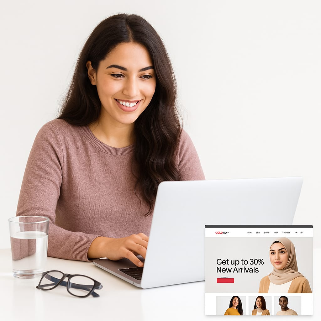 منصة esyecom لإنشاء المتاجر الإلكترونية - واجهة سهلة وحديثة